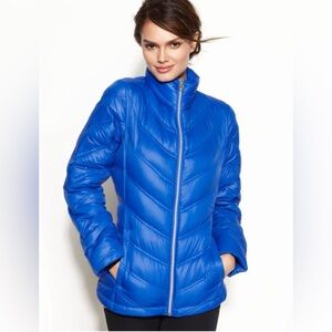 Calvin Klein Royal Blue Duck Down Puffer Jacket S